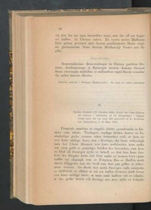 38. [Danska riksrådet till Svenska rådet, förord för Claus Rönnows panträtt till tre skeppslager i Upland, dat. Kalundborg d. 10 Mars 1478]