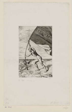 Eau-forte, l’Illustration nouvelle, Frontispiz aus: Auguste-Joseph Bracquemond, "l'Illustration nouvelle", Paris 1868