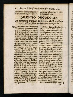 62-68, Quaestio Duodecima.