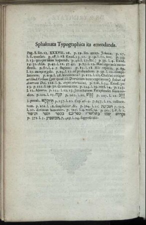 Sphalmata Typographica ita emendanda