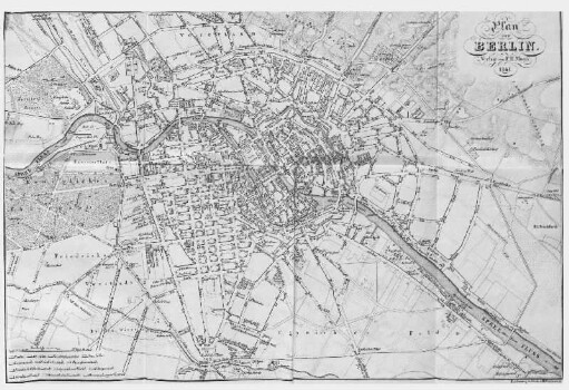 Karte: Plan von Berlin 1841