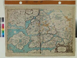 Karte vom südlichen Nordfriesland im Jahr 1240