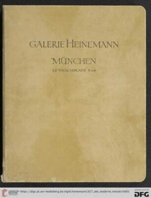 Alte und moderne Meister