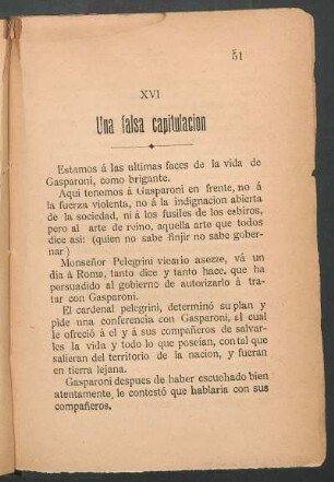 [Capítulo] XVI - Una falsa capitulación