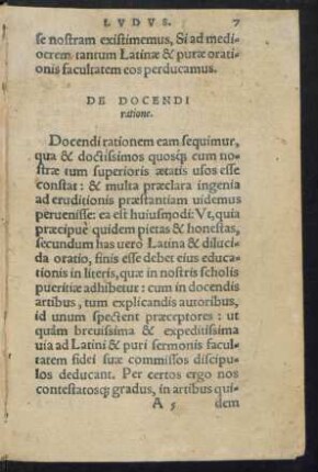 De Docendi ratione.