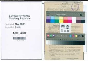 Entnazifizierung Jakob Koch , geb. 19.05.1888 (Schmied)