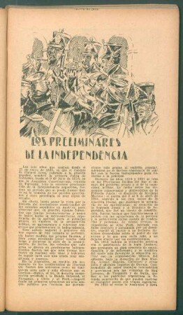 Los preliminares de la independencia
