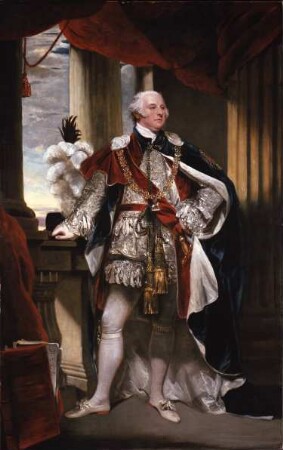 John Jeffreys Pratt, 2. Earl und 1. Marquis Camden als Ritter des Hosenbandordens