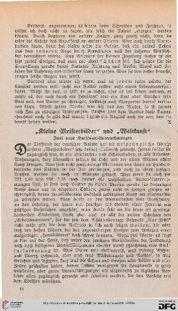35: "Kleine Meisterbilder" und "Weltkunst" : zwei neue Kunstwart-Unternehmungen