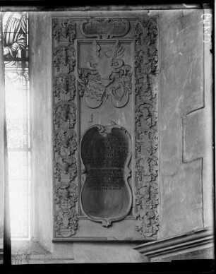 Heidelberg Peterskirche Grabstein (1661)