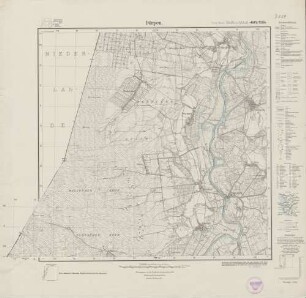 3009 (alte Nr.: 1514/1515) Dörpen, Meßtischblatt (4cm - Karte)