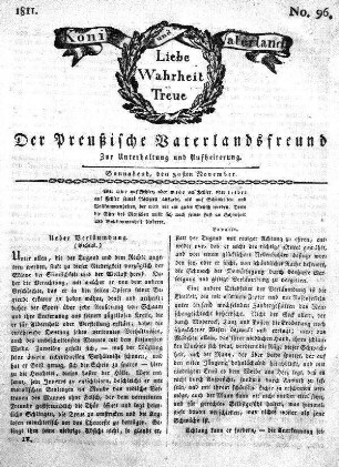 No. 96., vom 30sten November