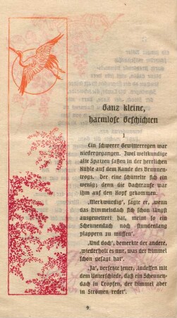 Ganz kleine, harmlose Geschichten