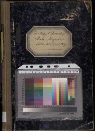 Sterberegister des Standesamtes Warendorf von 1874 (Urkunden-Nr. 1-44), von 1875 (Urkunden-Nr. 1-148), von 1876 (Urkunden-Nr. 1-135) und von 1877 (Urkunden-Nr. 1-133)