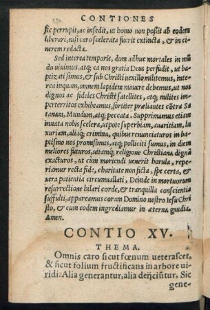 Contio XV.