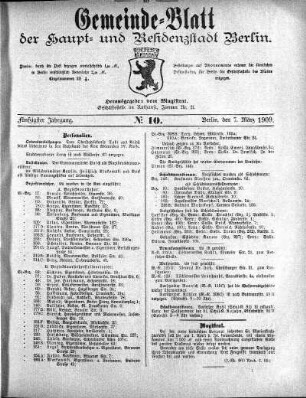 1909,10: No. 10, 7. März 1909