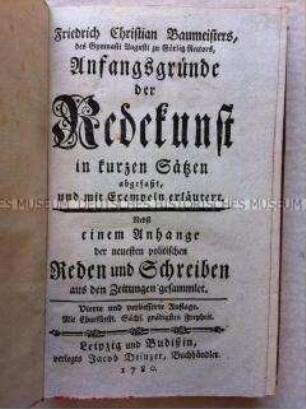 Lehrbuch der Rhetorik