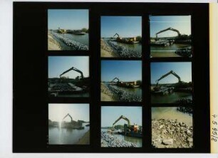 Ausbauarbeiten am Datteln-Hamm-Kanal - Bauabschnitt, Waltrop, 1995