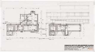 Chemische Institute der Universität Köln: Quellenanlage Schnitte C und D, 1:100