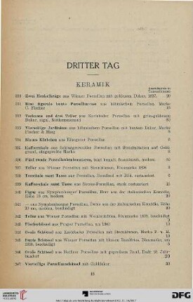 Keramik (Nr. 330-361)