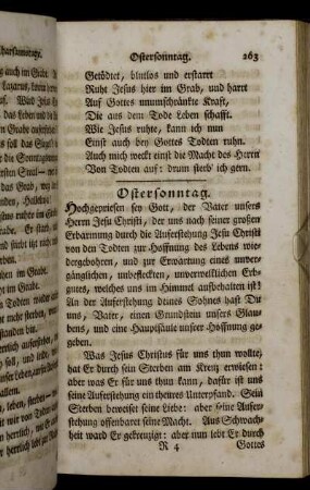 Ostersonntag.