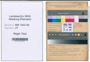 Entnazifizierung Paul Regel , geb. 14.10.1893 (Ingenieur)