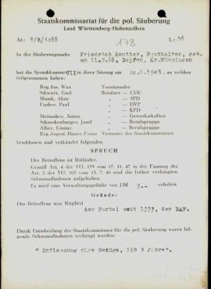 Reutter, Friedrich