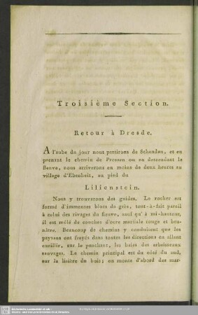 Troisieme Section