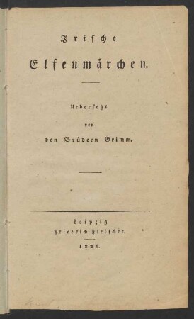 Irische Elfenmärchen