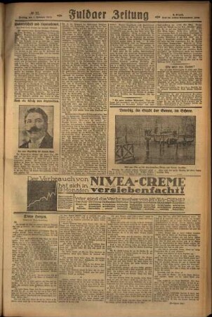 Dritte Ausgabe vom Freitag, den 01. Februar 1929.