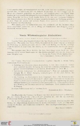 Verein Württembergischer Zeichenlehrer