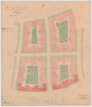 Thiersch, August ; München, Ismaningerstr.; Wohnbebauung - Lageplan