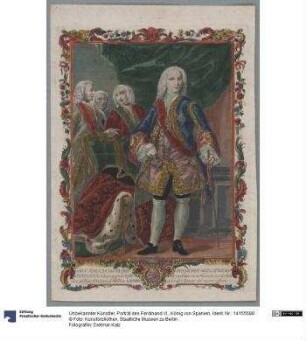 Porträt des Ferdinand VI., König von Spanien