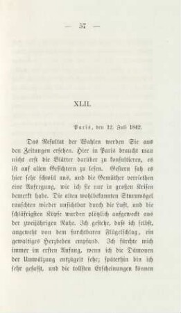 XLII. [Die sociale Weltrevolution]