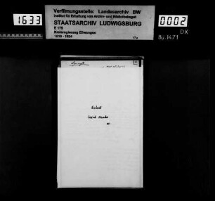Bürgerrechtsangelegenheiten zu Honhardt