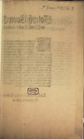 Josephus von Gottes Gnaden Erwöhlter Römis. Kayser zu allen Zeiten Mehrer deß Reichs König zu Hungarn, vnd Böheimb, [et]c. Es kombt vor, ob solte von dem hier Lands erzeugten Saliter eine zeithero eine zimbliche Quantität ausser Lands verführt, vnd versilbert worden seyn ... Als ist an vnsere Beampte, vnd Landsassen, auch Unterthanen der gemessen- vnd ernstliche Befelch hiemit, daß Sie auff sothane Außführung deß Saliters auß dem Land Bayrn genaue Obsicht bestellen ... sollen ... : Geschehen in Unserer Haupt-Stadt München den 10. Martij Anno 1710.