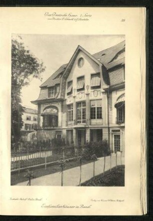 Einfamilienhaus in Basel.