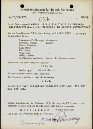 Seeberger, Jakob