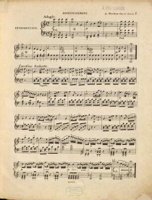 Deux divertissements pour le piano-forte sur les thèmes favoris, 1. D'Anna Bolena de Donizetti
