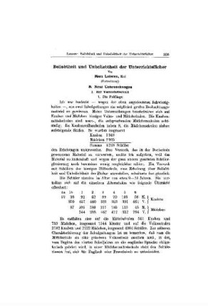 Beliebtheit und Unbeliebtheit der Unterrichtsfächer : (Fortsetzung)
