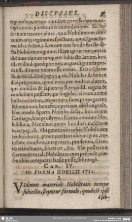 Cap. IV. De Forma Nobilitatis