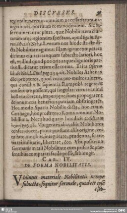 Cap. IV. De Forma Nobilitatis