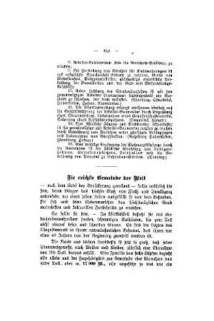 Die reichste Gemeinde der Welt