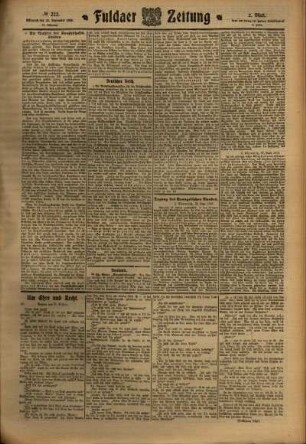 Zweite Ausgabe vom Mittwoch, den 28. September 1910.