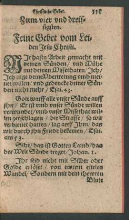 Zum vier und dreissigsten.