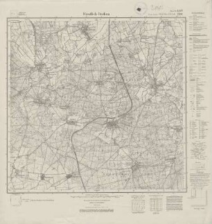 4248 (alte nr.: 2397) Fürstlich Drehna, Meßtischblatt (4cm - Karte)