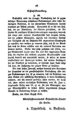 Schluß-Bemerkung