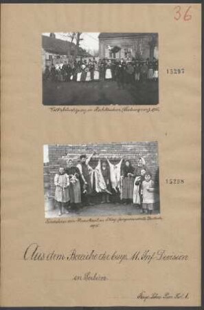 In Serbien: Einwohner von Hamokszil in S.Ung. (eingewanderte Deutsche)
