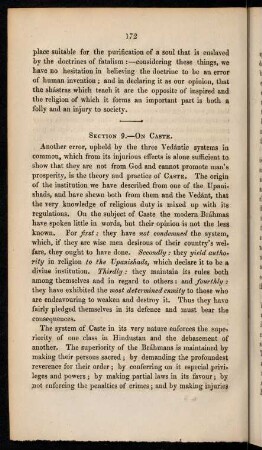 Section 9. On caste