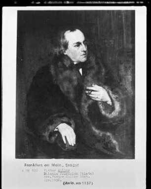 Bildnis des Frankfurter Arztes Dr. med. Friedrich Julius Stiebel (1824-1902)